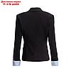 Пиджак для девочки, цвет чёрный, размер 36 (128-134 см), фото 3
