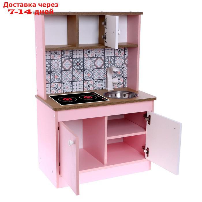 Набор игровой мебели "Детская кухня Розовая плитка" - фото 3 - id-p227104269