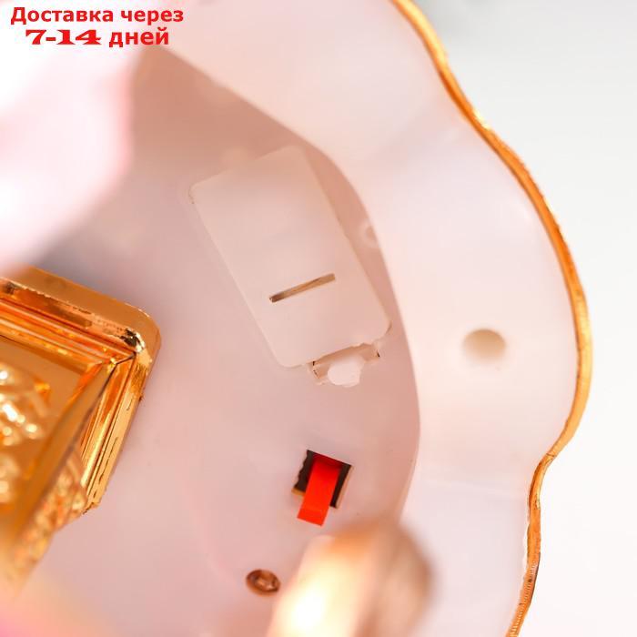Сувенир музыкальный механический свет "Карусель - лошадки" розовая 12,3х12,3х18 см - фото 6 - id-p227117318