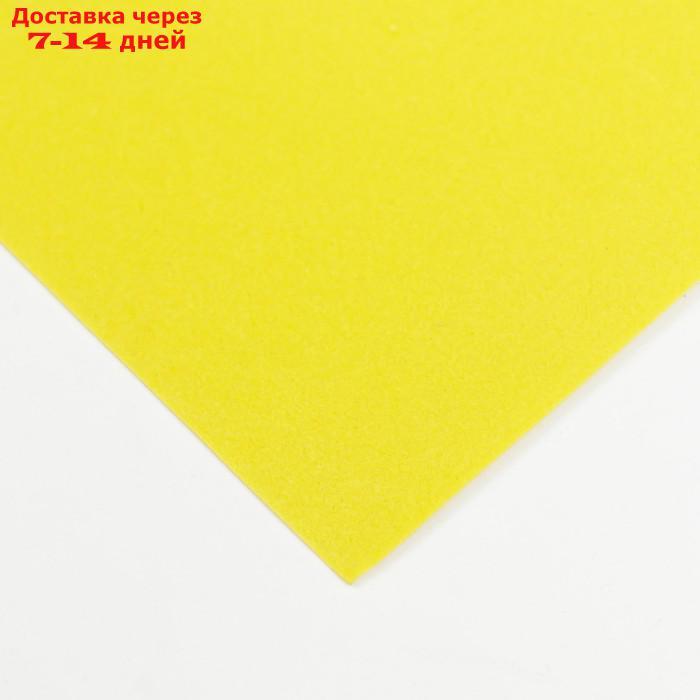 Фоамиран "Лимонный" 1 мм набор 10 листов 50х50 см - фото 2 - id-p227119780