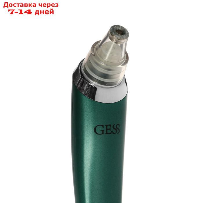 Прибор для вакуумной чистки лица и шлифовки GESS-630 Shine, 4 насадки, зелёный - фото 4 - id-p227110068