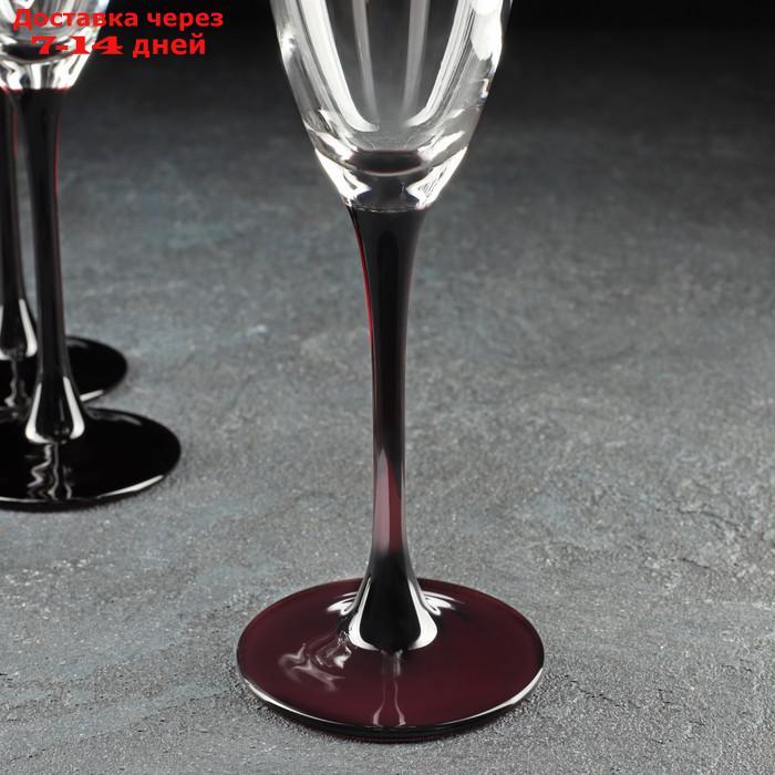 Набор бокалов для шампанского 170 мл "Домино", 6 шт - фото 2 - id-p227106135