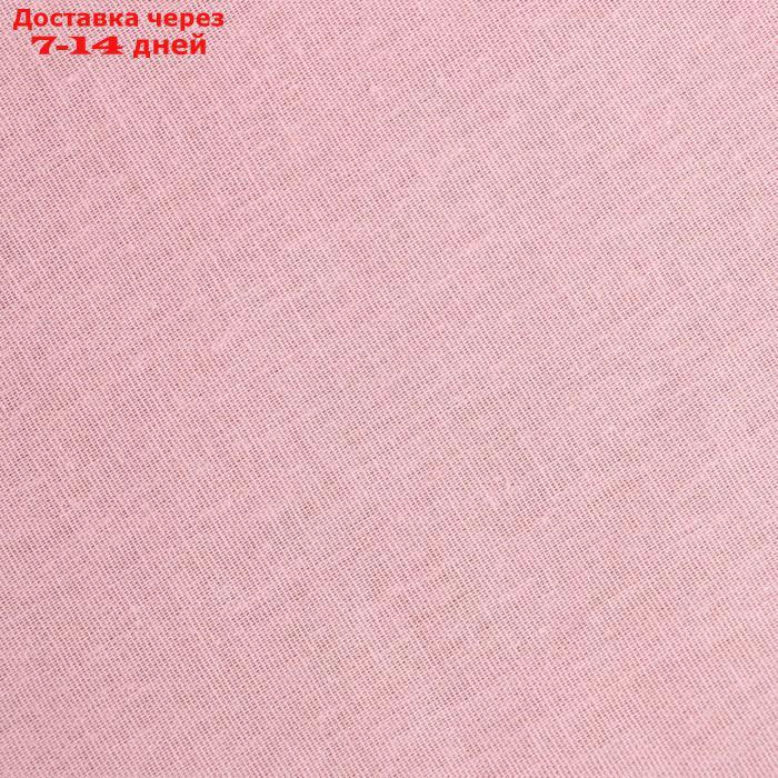 Простыня на резинке Этель 160х200х25, цвет розовый, 100% хлопок, бязь 125г/м2 - фото 2 - id-p227115086