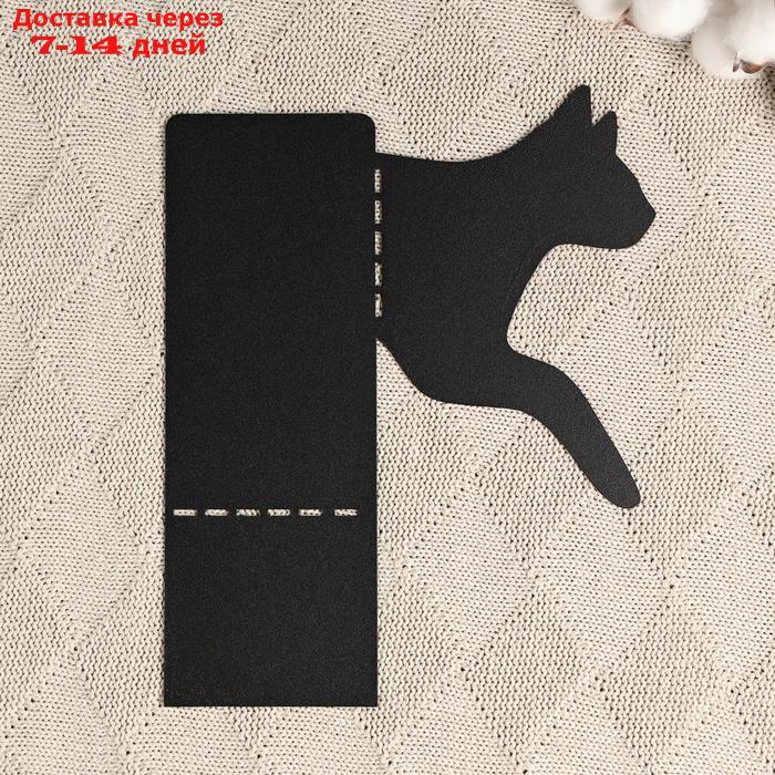 Ограничитель-подставка для книг "Кот" черный, 1шт - фото 5 - id-p227129454