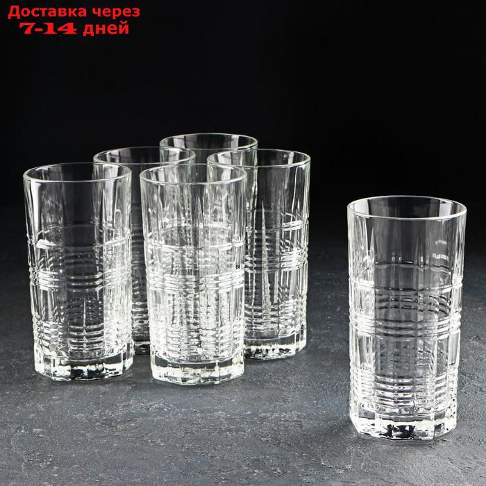 Набор стаканов высоких Dallas, 380 мл, 6 шт - фото 1 - id-p227125410
