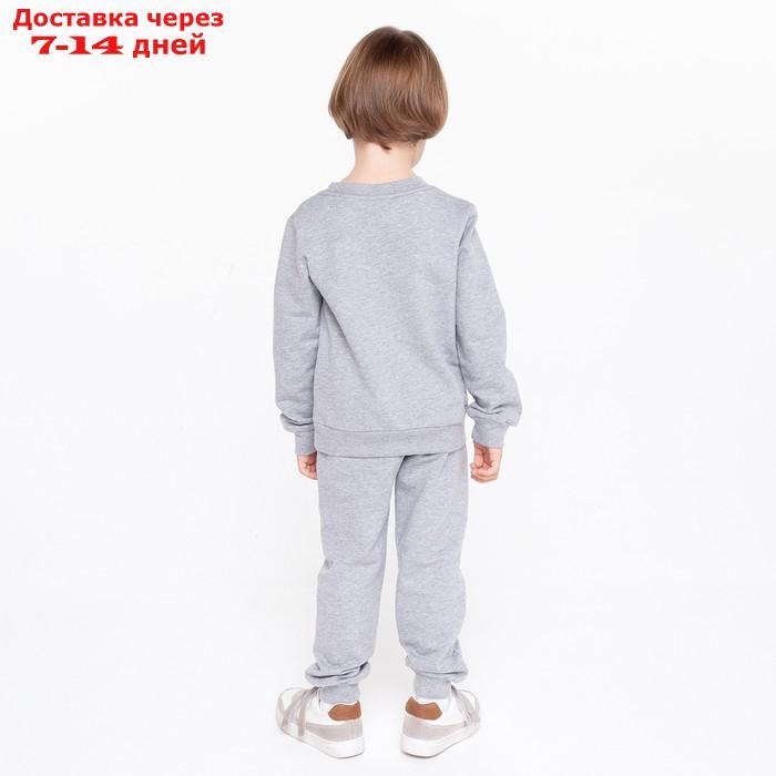 Костюм детский PUMA (свитшот, брюки), цвет серый, рост 110 см (5 лет) - фото 4 - id-p227122284