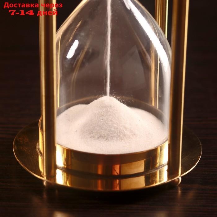 Песочные часы "Медеия" латунь, стекло (5 мин) 7,5х7,5х15 см - фото 2 - id-p227123435
