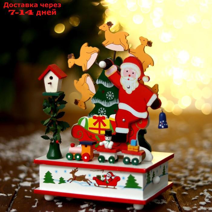 Новогодний сувенир "Карусель" 14х10х21 см - фото 1 - id-p227119855