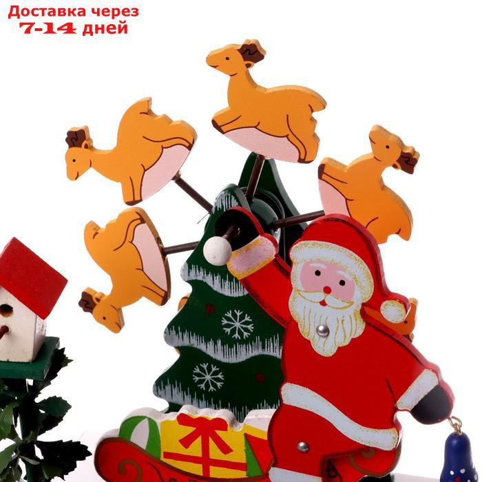 Новогодний сувенир "Карусель" 14х10х21 см - фото 6 - id-p227119855
