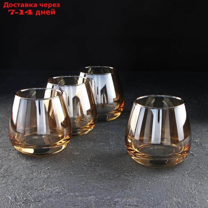 Набор стаканов низких "Золотой мёд", 300 мл, 4 шт - фото 1 - id-p227125434