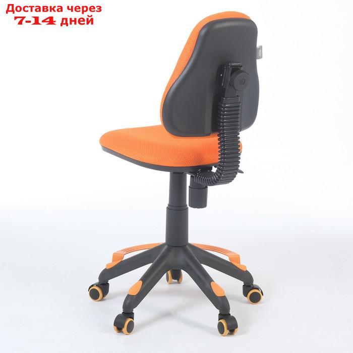 Кресло детское Бюрократ KD-4-F оранжевый TW-96-1 крестовина пластик, с подставкой.для ног - фото 9 - id-p227124496