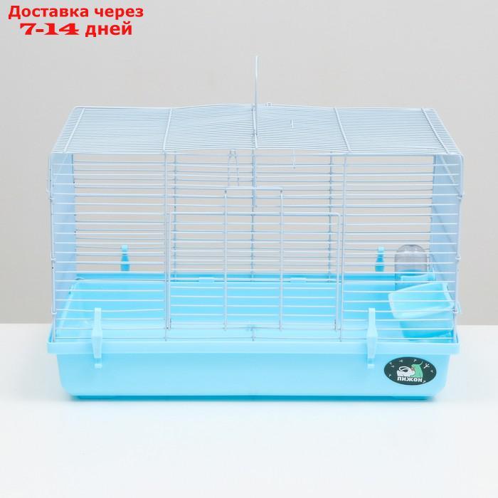 Клетка для грызунов "Пижон", 47 х 30 х 30 см, голубая - фото 2 - id-p227121182