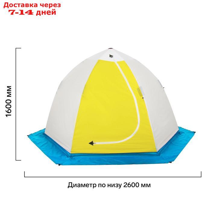 Палатка зимняя с дышащим верхом "СТЭК" Elite 3-местная - фото 2 - id-p227125474