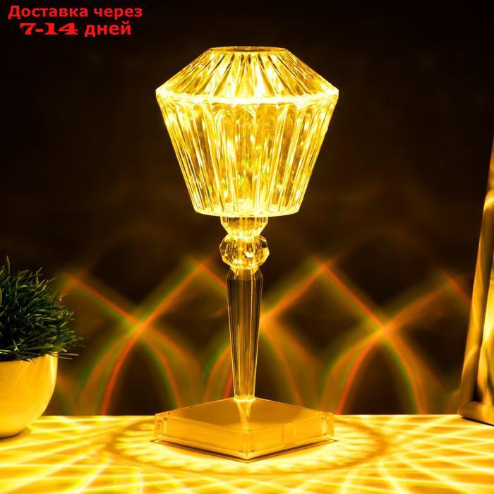 Настольная лампа с ПДУ "Сомани" LED 16 цветов USB 11x11x25 см - фото 6 - id-p227127543