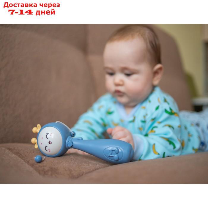 Развивающая игрушка - погремушка "Барабанчик", музыкальная, цвет МИКС - фото 2 - id-p227128498
