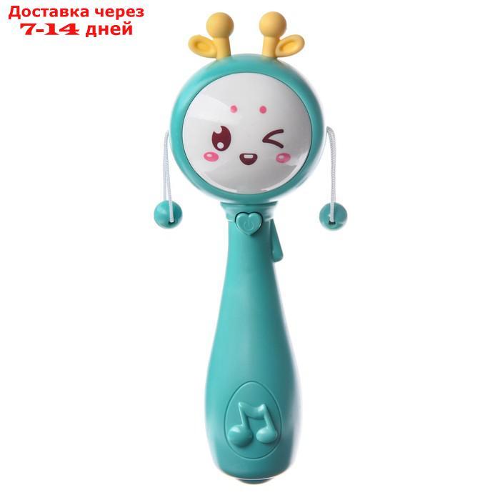 Развивающая игрушка - погремушка "Барабанчик", музыкальная, цвет МИКС - фото 6 - id-p227128498