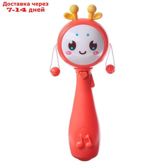 Развивающая игрушка - погремушка "Барабанчик", музыкальная, цвет МИКС - фото 7 - id-p227128498