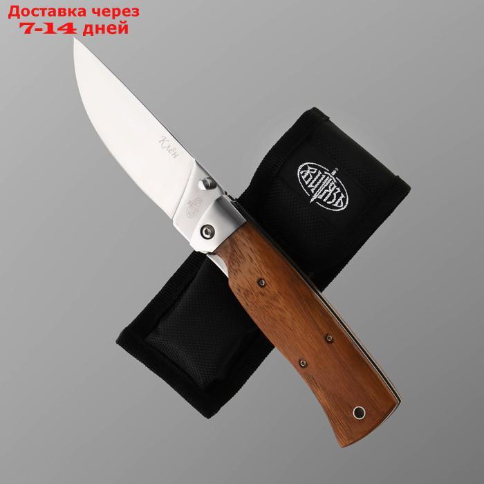 Нож складной "Клён" сталь 65х13, рукоять - гикори, 23 см - фото 1 - id-p227119981