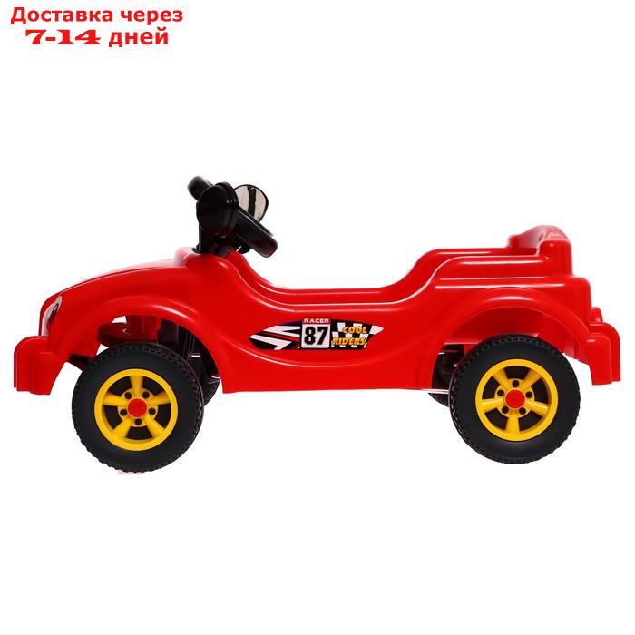 Машина-каталка педальная Cool Riders, с клаксоном, цвет красный 2887_Red - фото 2 - id-p227128513