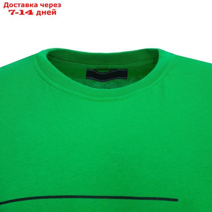 Футболка мужская , цвет зеленый, размер L - фото 6 - id-p227126542