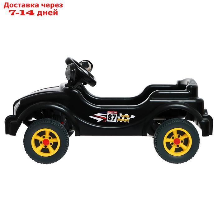 Машина-каталка педальная Cool Riders, с клаксоном, цвет черный 2887_Black - фото 4 - id-p227128518