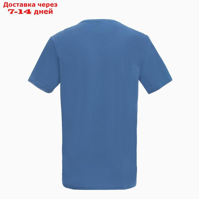 Футболка мужская, цвет синий, размер XL - фото 8 - id-p227126548