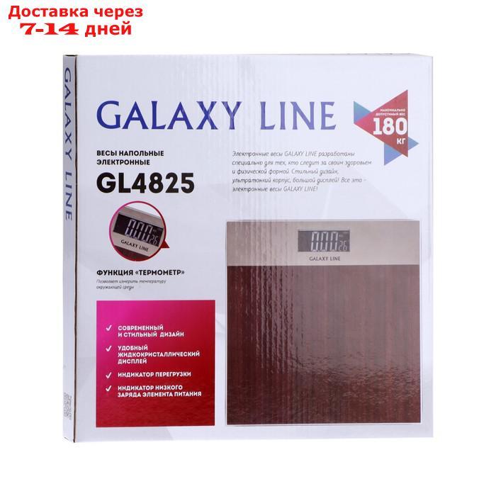 Весы напольные Galaxy LINE GL 4825, электронные, до180 кг, 2хААА (в комплекте) - фото 5 - id-p227124576