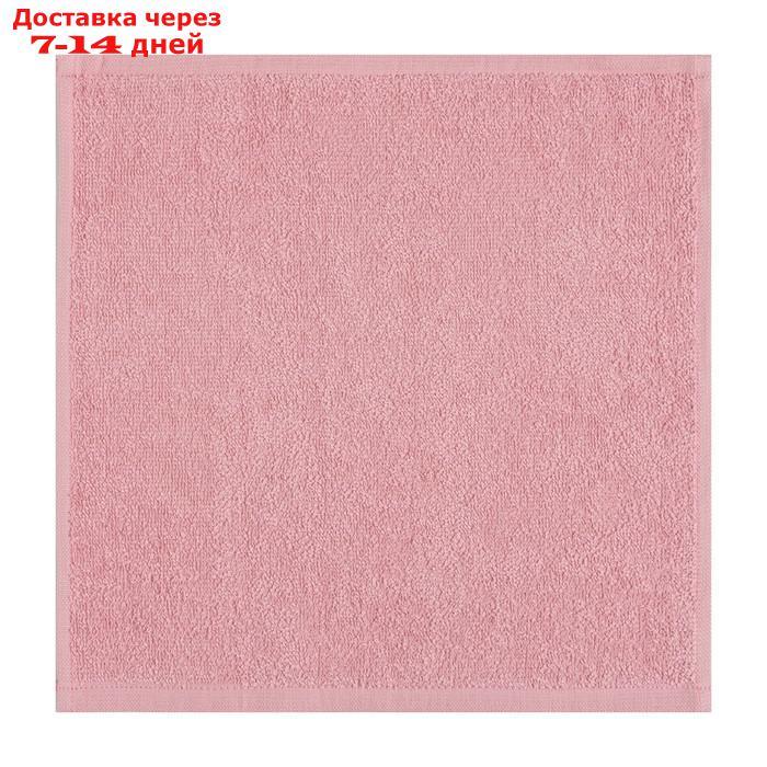 Набор махровых декоративных салфеток Этель, 30х30см-6шт, цв. розовый, 100%хл - фото 2 - id-p227125568
