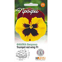 Фиалка Виттрока (анютины глазки) Trumpet red wing F1, 10шт, Нидерланды Hem Genetics Trumpet red wing F1