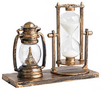 Песочные часы сувенирные с подсветкой «Керосин» 15,5*6,5*12,5 см