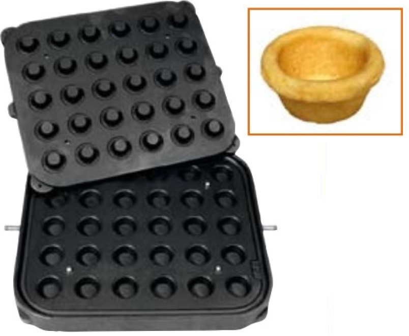Форма Kocateq DH Tartmatic Plate 11 для 30 круглых тарталеток Ø 41 мм - фото 1 - id-p227182425