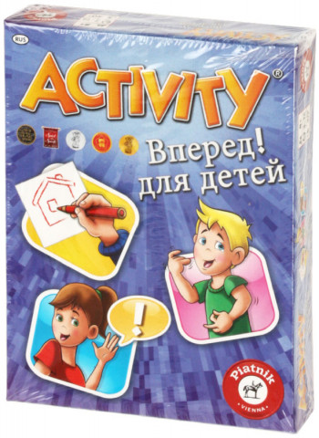 Игра настольная Activity «Вперед. Для детей» 8+ - фото 1 - id-p225596334