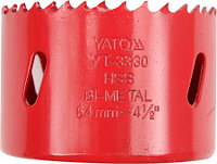 Пила кольцевая "Bi-metal" 46мм L40мм (5/8", HSS M3) "Yato" YT-3322