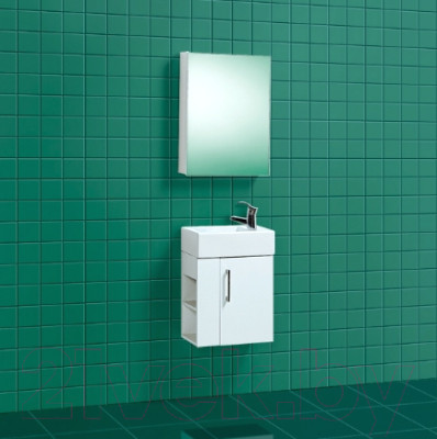 Шкаф с зеркалом для ванной Акваль Паола 50 / EP.04.50.01.N - фото 3 - id-p217380508