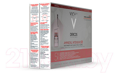 Ампулы для волос Vichy Dercos Aminexil Intensive 5 против выпадения для женщин - фото 7 - id-p217440713
