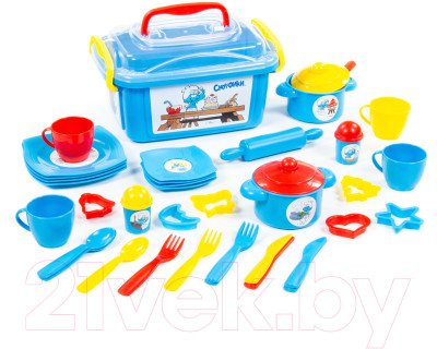 Набор игрушечной посуды Полесье Смурфик-сластена / 56948 - фото 2 - id-p224564813