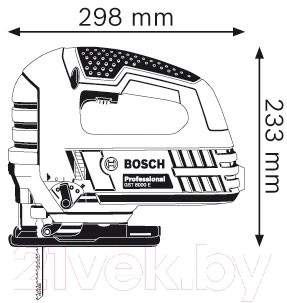 Профессиональный электролобзик Bosch GST 8000 E Professional - фото 2 - id-p227186264