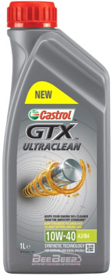 Моторное масло Castrol GTX Ultraclean 10W40 A3/B4 / 15A4DE - фото 1 - id-p227187153