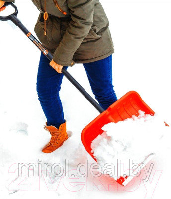 Лопата для уборки снега Finland Orange 1731-Ч - фото 10 - id-p227187175