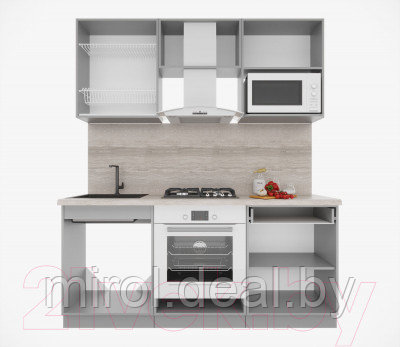 Готовая кухня Интерлиния Мила Пластик 1.8 - фото 4 - id-p227187260