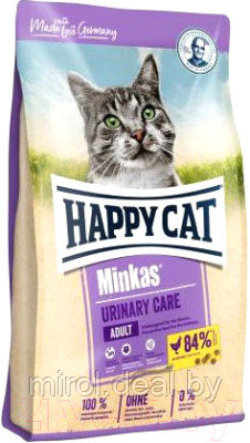 Сухой корм для кошек Happy Cat Minkas Urinary Care Geflugel / 70375 - фото 1 - id-p227188931