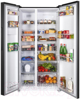 Холодильник с морозильником Maunfeld MFF 177NFSB - фото 5 - id-p227188307