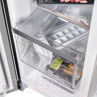 Холодильник с морозильником Maunfeld MFF 177NFSB - фото 9 - id-p227188307