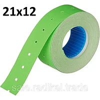 Этикет-Лента 21x12(1000шт),цвет - зеленый - green