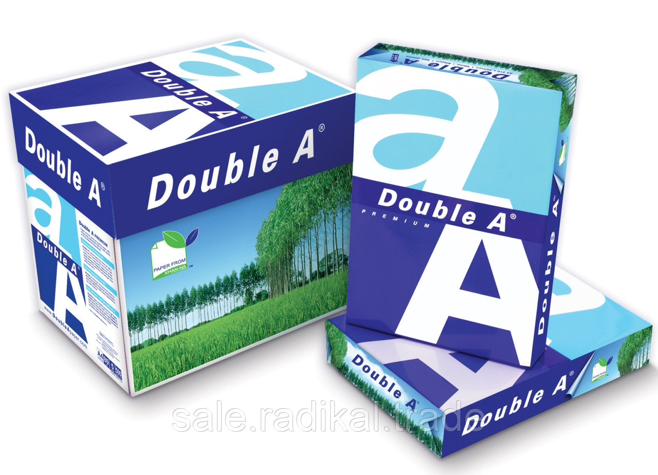 Бумага DOUBLE A Premium, АА+, А3, белизна 165%CIE, 80 г/м, 500л (Тайланд) - фото 1 - id-p227191628