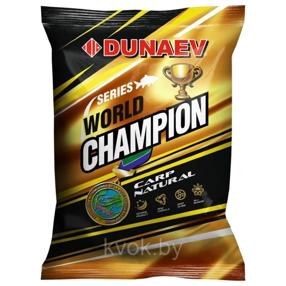 Прикормка Dunaev World Champion Carp Natural 1кг - фото 1 - id-p227191689