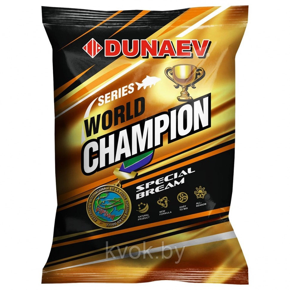 Прикормка Dunaev World Champion Bream Speciall 1кг - фото 1 - id-p227191751