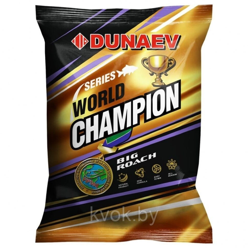 Прикормка Dunaev World Champion Big Roach 1кг - фото 1 - id-p227191819