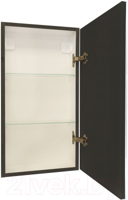 Шкаф с зеркалом для ванной Континент Mirror Box Black Led 35х65 - фото 4 - id-p225546907