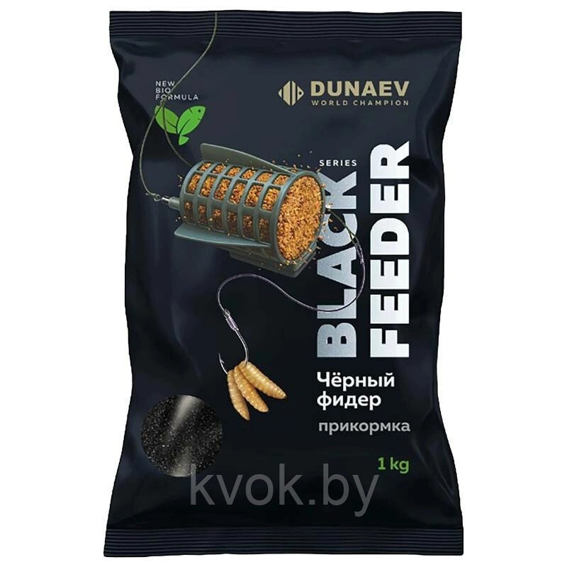 Прикормка Dunaev Black Series FEEDER Фидер 1 кг - фото 1 - id-p227192046